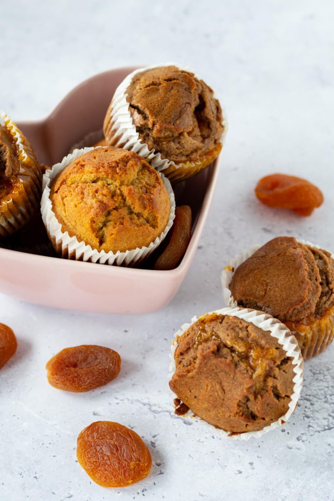 Muffin con confettura di albicocche